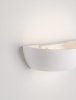 Nowoczesny biały kinkiet gipsowy minimalistyczny klasyczny podświetlający ścianę możliwość ściemniania BENAVIX LE45568 Luces Exclusivas